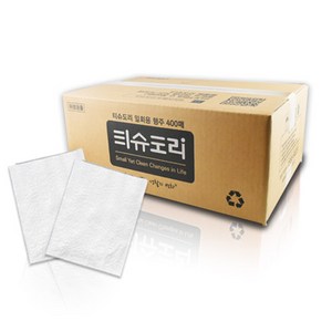 티슈도리 하루 한장 빨아쓰는 대용량 업소용 주방 일회용 행주 흰색, 1개