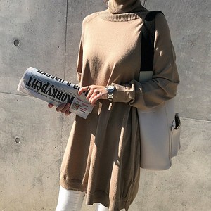 난닝구 여성용 루크닉 롱니트