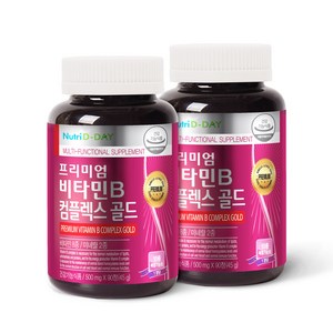 뉴트리디데이 프리미엄 비타민B 컴플렉스 골드, 90정, 2개