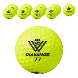 다이아윙스 고반발 비거리 전용 장타 골프공 2피스 42.7mm M5, 옐로우, 10개입, 1개