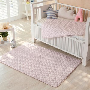 디유 순면 유아 누비 방수 패드, 핑크, 소형(75 x 10..., 1개