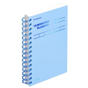 모트모트 컬러칩 텐미닛 플래너 HALF YEAR, 세레니티, 125 x 198 ..., 1개