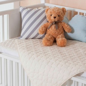 쁘리엘르 디유 순면 유아 누비 방수 패드, 아이보리, 대형(100 x 1..., 1개