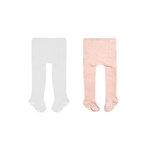 하이베이비키즈 하이베이비클럽 골지타이즈 2켤레 세트