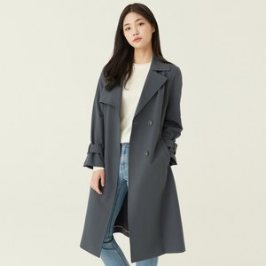 로엠 봄 변형 홑겹 트렌치
