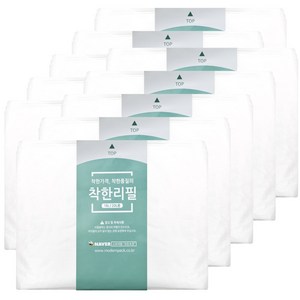 착한리필 매직캔 호환 기저귀 쓰레기 봉투 리필, 20L, 10개