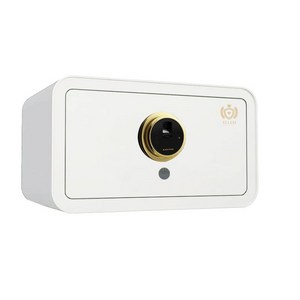 엘르시 가정용 와이드형 지문인식금고 ELS-430F, 화이트