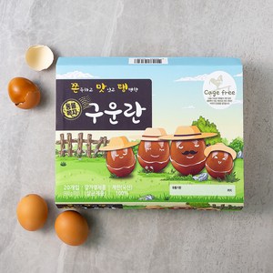 쫀득하고 맛있고 탱탱한 동물복지 구운란 20구, 1개