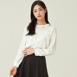 로엠 레이스 네크 블라우스