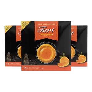 제주 감귤 타르트, 120g, 3개