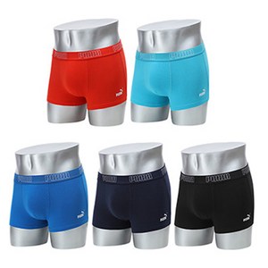 푸마바디웨어 남성용 40수 면스판 드로즈 팬티 5종 세트