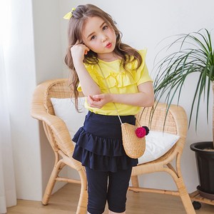 릴리푸리 여아용 픽온 치마 레깅스