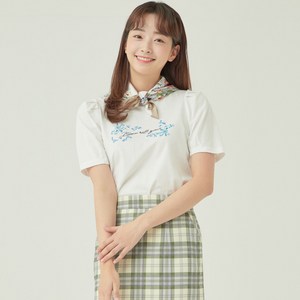 로엠 여성용 볼륨소매 FG 티셔츠