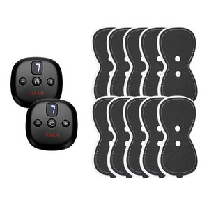 한경희생활과학 시즌2 EMS 저주파마사지기 HM-1905 2p + 리필 부착패드 10p