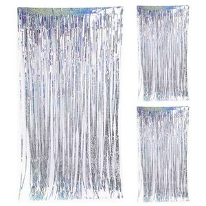 파티 수술 은박 커튼 3p