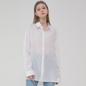 레이디볼륨 여성용 Overfit linen shirt