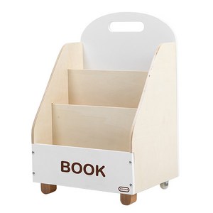 토도리브로 전면 이동식 원목 책꽂이