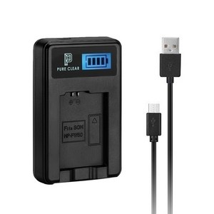 퓨어클리어 후지 NP-60 LCD 싱글 USB 호환충전기