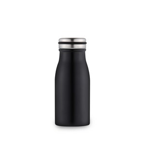 텀스 미롬 무지 밀크 텀블러, BLACK, 350ml, 1개