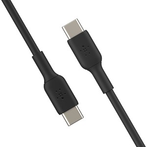 벨킨 부스트업 USB C to C타입 고속 충전케이블 CAB003bt 1m, 블랙, 1개