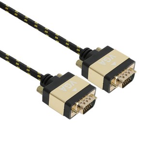 넥시 RGB VGA 메탈 최고급형 케이블 NX985 Fine Gold, 1개, 5m