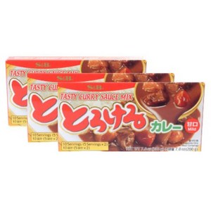 에스앤비 토로케로 카레 순한맛, 200g, 3개