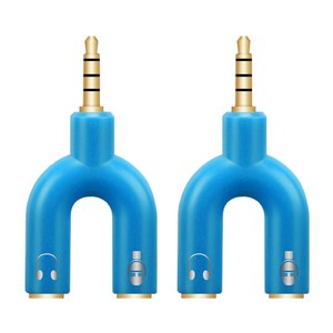 칼론 4극 헤드셋 변환 Y형 젠더