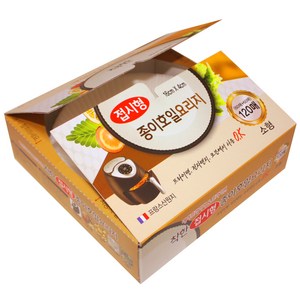 착한식재료 접시형 종이호일 소형, 16 x 4cm, 120개입, 1개