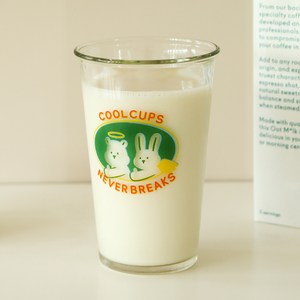 데일리라이크 강화 유리컵 380ml, 02 My buddy, 1개