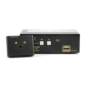 넥스트 4K HDMI 영상리피터 2포트 KVM 리모컨 스위치, NEXT-7012KVM-KP