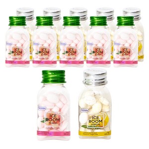 DOSFARM 아이스붐 캔디 레몬향 22g x 6p + 복숭아향 22g x 6p 세트, 1세트