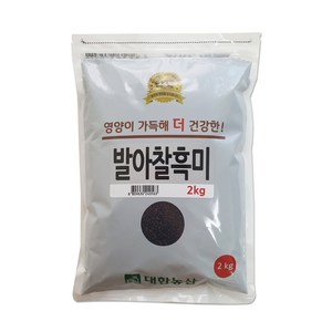 대한농산 국산 발아찰흑미, 2kg, 1개