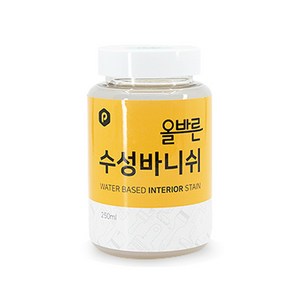 페인트인포 올바른 수성 바니쉬 유광 250ml, 1개