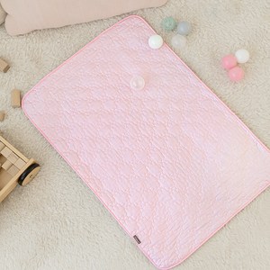 아이자리 순면 누빔 방수 패드, 블리핑크, 소(75 x 105..., 1개