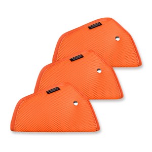 오가닉팩토리 에어메쉬 지니가드 안전벨트 위치조절기, ORANGE, 3개