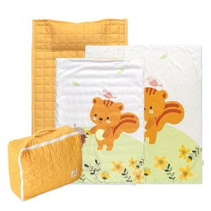 아이자리 키즈케어 어린이집 낮잠이불 풀세트 일체형 + 여름이불 + 방수가방