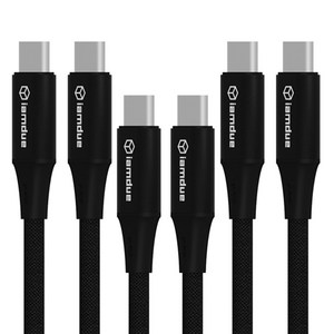 아이엠듀 USB PD C타입 고속충전 시폰 패브릭 케이블 50cm