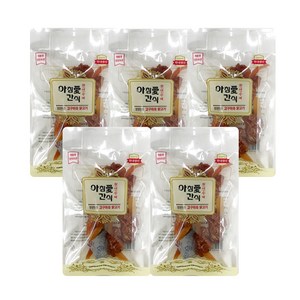 아침애간식 강아지 수제간식, 혼합맛(고구마/닭고기), 70g, 5개