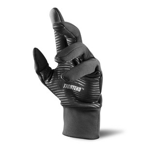 타이트엔드 웜터치 기모장갑, 블랙, M, 1개
