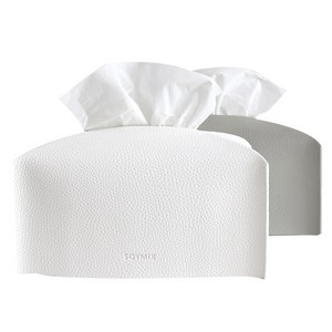 소이믹스 스킨레더 가죽 티슈커버 2p