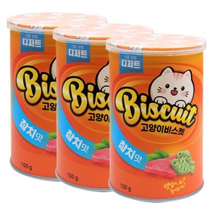너를위한디저트 고양이 비스켓, 참치맛, 100g, 3개