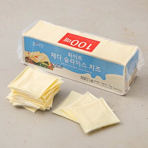 소와나무 화이트 체다 슬라이스 치즈 100매입