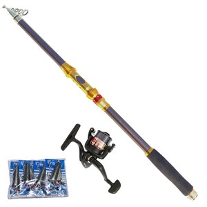 아스펜 은룡 갯바위 방파제 원투낚시대 3종세트