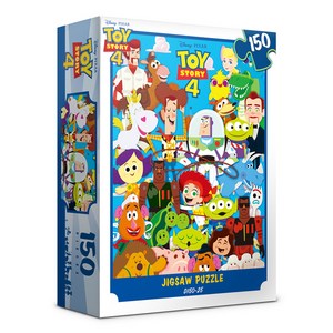 비엔비퍼즐 디즈니 토이스토리4 직소퍼즐 D150-25, 150피스, 혼합색상, 1개
