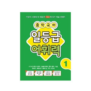 중학 국어 일등급 어휘력 1:수업과 시험에 꼭 필요한 792개 필수 어휘 총정리, 꿈을담는틀