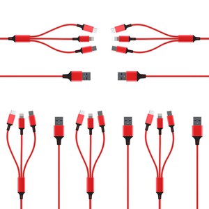 요이치 팔레트 3in1 멀티 고속충전 케이블 1.2m