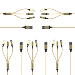 요이치 팔레트 3in1 멀티 고속충전 케이블 1.2m