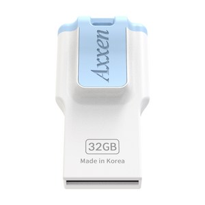 액센 i Passion USB 2.0 메모리 블루 Axxen H43 QUAD, 32GB