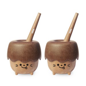 마더스콘 우디토리 비누방울 불기도구, 랜덤발송, 2개