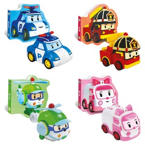 로보카폴리 장난감 그림책 폴리 + 로이 + 헬리 + 엠버 전 4권